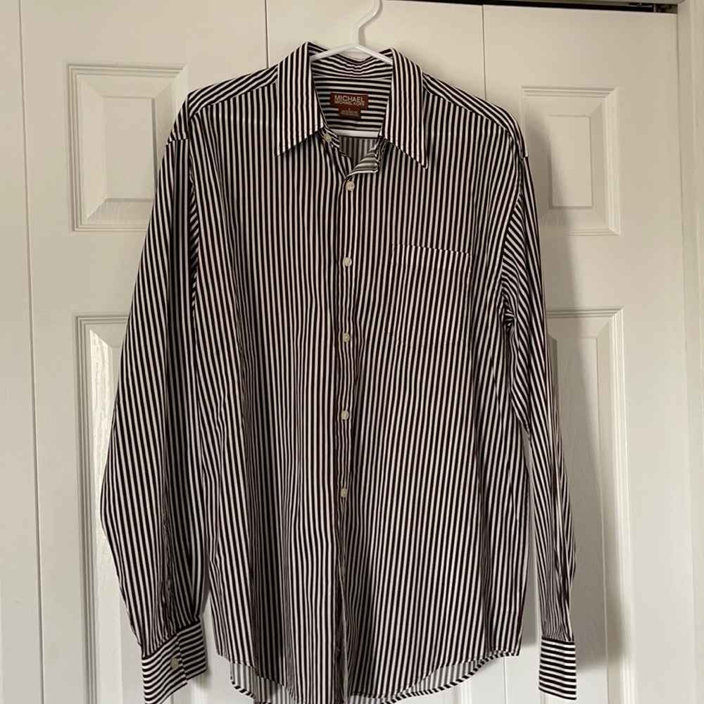 Michael Kors BNWOT Mens Dress Shirt Size L π₯π₯ - Picture 1 of 3